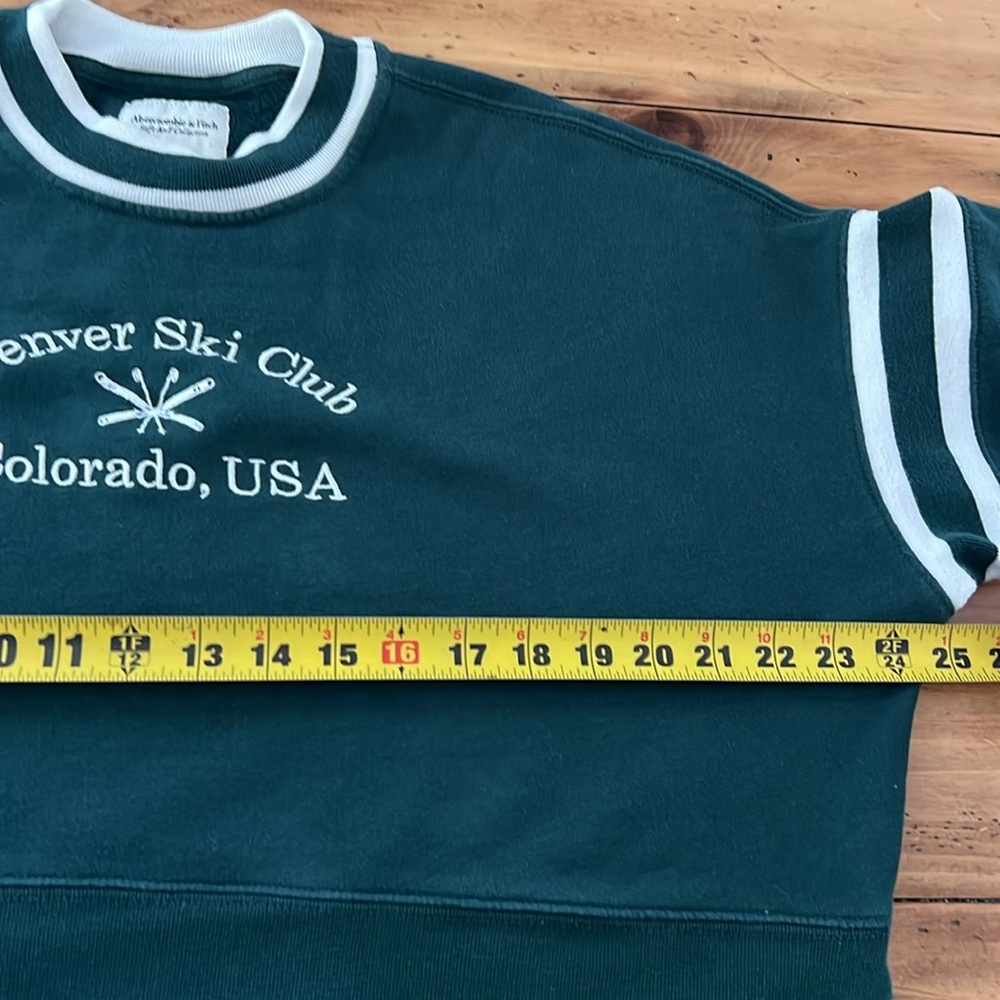 Abercrombie and Fitch Denver Ski Club sweatshirt S - Picture 11 of 12